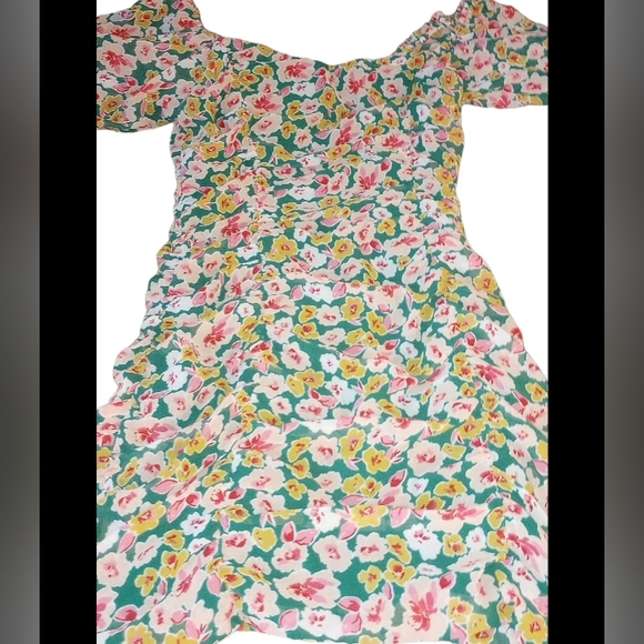 Lush , Tight Fitting Dress, Floral Print - Picture 2 of 3